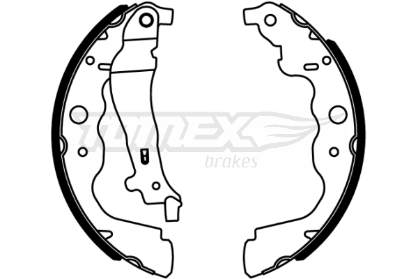 Sada brzdových čeľustí TOMEX Brakes